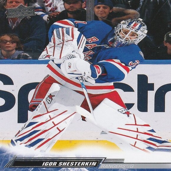 Igor Shesterkin - 2022/2023 Upper Deck Series 1 Hockey Card - Picture 1 of 2